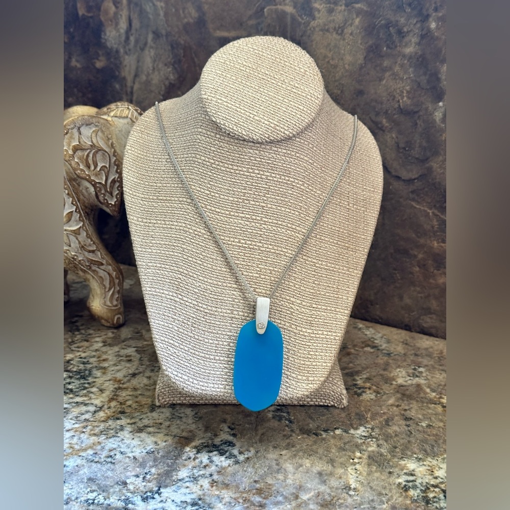 Alicia Bonnie Blue Gemstone CZ Necklace